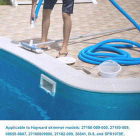 GQNDGN pool skimmer basket with weights for reliable debris capture.