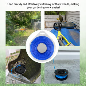 GQNDGN blue trimmer line suitable for Ryobi and Worx