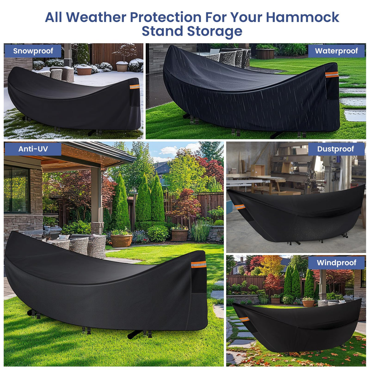 GRABADO Hammock Cover universal fit for 11-12ft stands