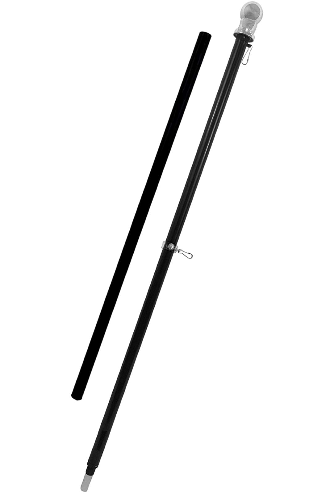 Grace Alley 6 ft flag pole shown with separate mounting bracket option.