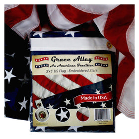 Grace Alley flag made in the USA using US-sourced materials