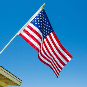 Grace Alley flag with sewn stripes for authentic looks and durability