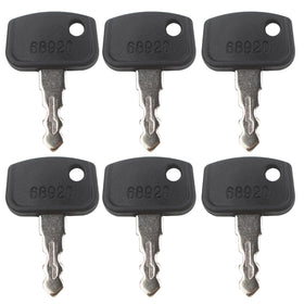 Gradora 6-pack ignition keys group for immediate spare replacements on Ku-bota equipment.