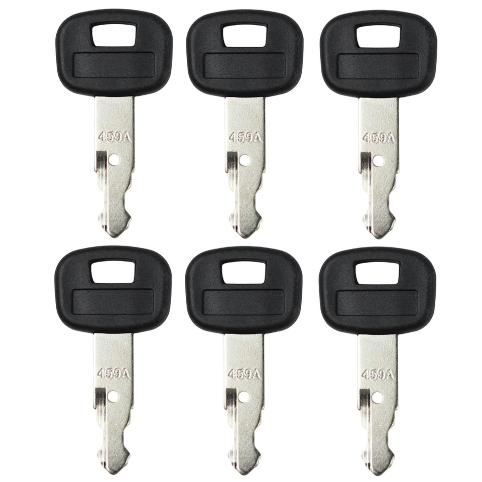 Gradora 6-pack 459A keys for Kubota equipment maintenance