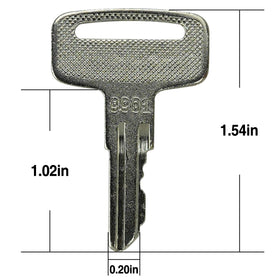 Gradora 9901 precision fit ignition key for lift systems