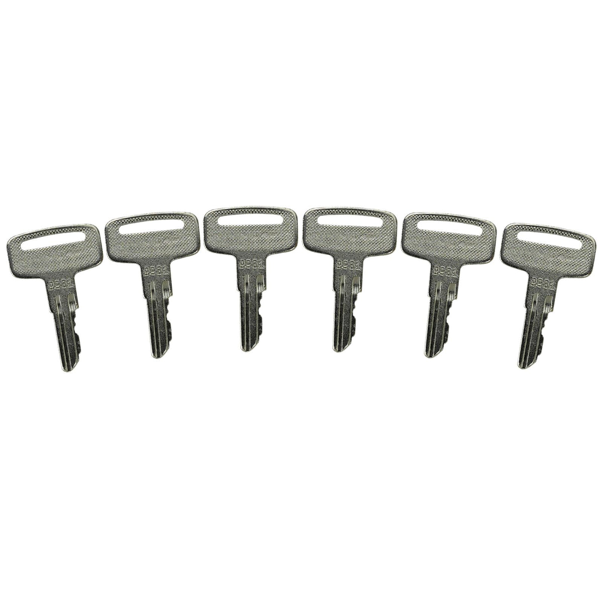 Gradora 6 pack of 9901 keys ready for multiple lift replacements