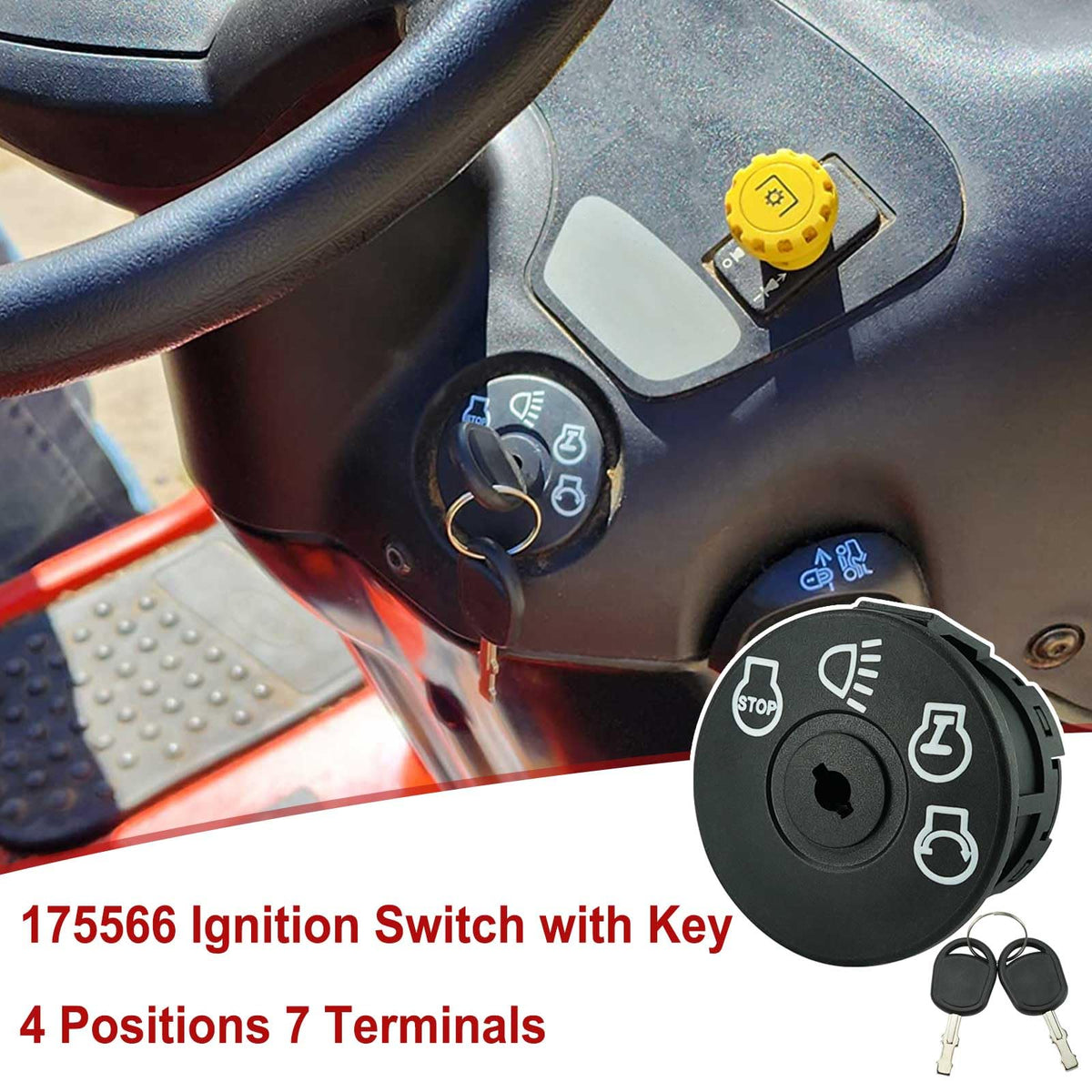 Gradora installation-ready ignition switch simplifies mower maintenance