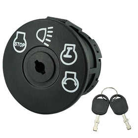 Gradora ignition switch with seven terminals for versatile mower wiring and compatibility