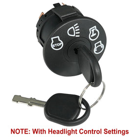 Gradora ignition switch with two keys for quick, secure starts