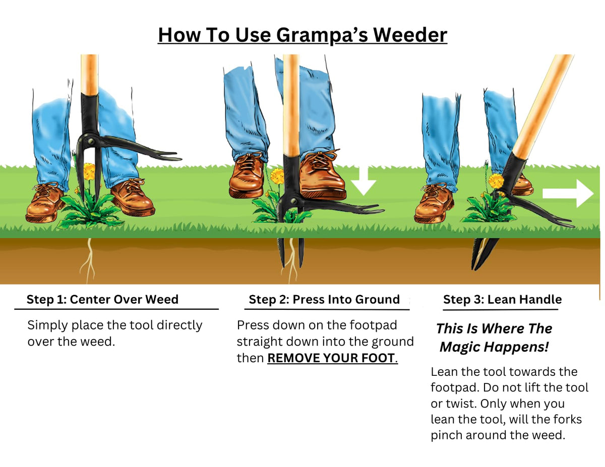 Grampa's Weeder is an American family-owned tool built to last.