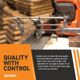 Granberg G106B cast-aluminum and steel construction delivers durability.