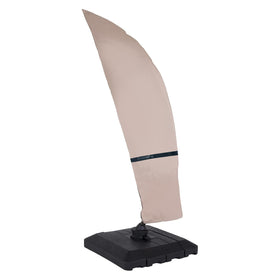 Grand Patio Deluxe zipper and adjustable cord keep cover secure during wind.