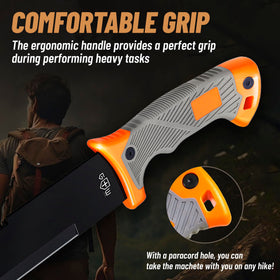 Grand Way belt-carry sheath for quick field access.
