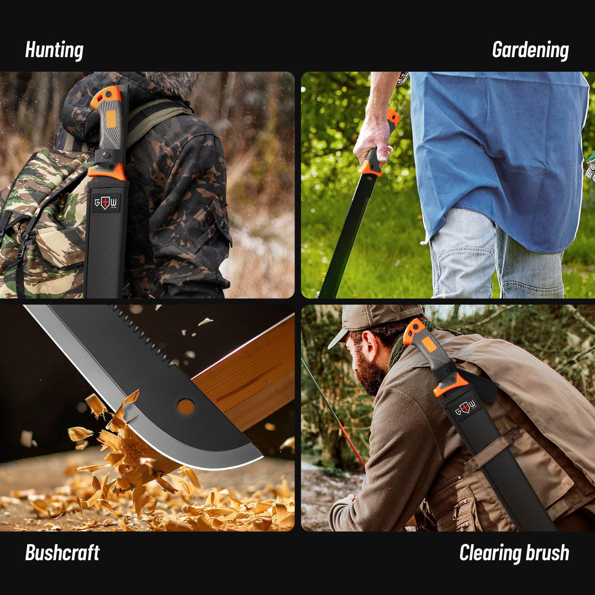 Grand Way bushcraft survival use for camping and hunting.