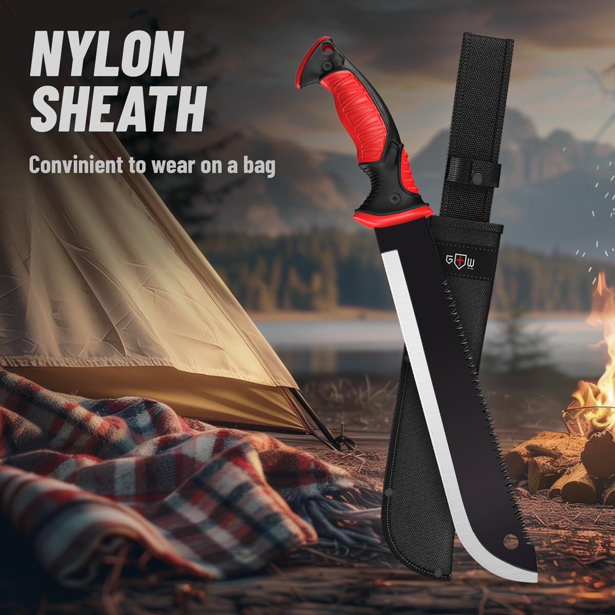 Grand Way compact survival tool ready for quick tasks at campsite or on boat.