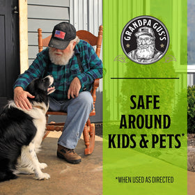 Grandpa Gus's Rodent Repellent cupboards-storage focus highlights discreet indoor deterrence.