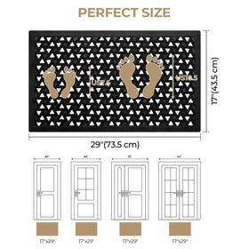 GRANNY SAYS entryway rug featuring non-slip backing for safe transitions.