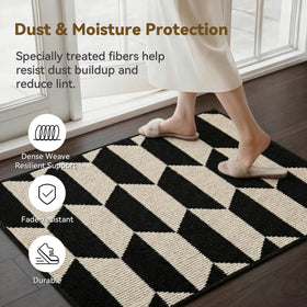 GRANNY SAYS Indoor Doormat low-profile design fits under doors