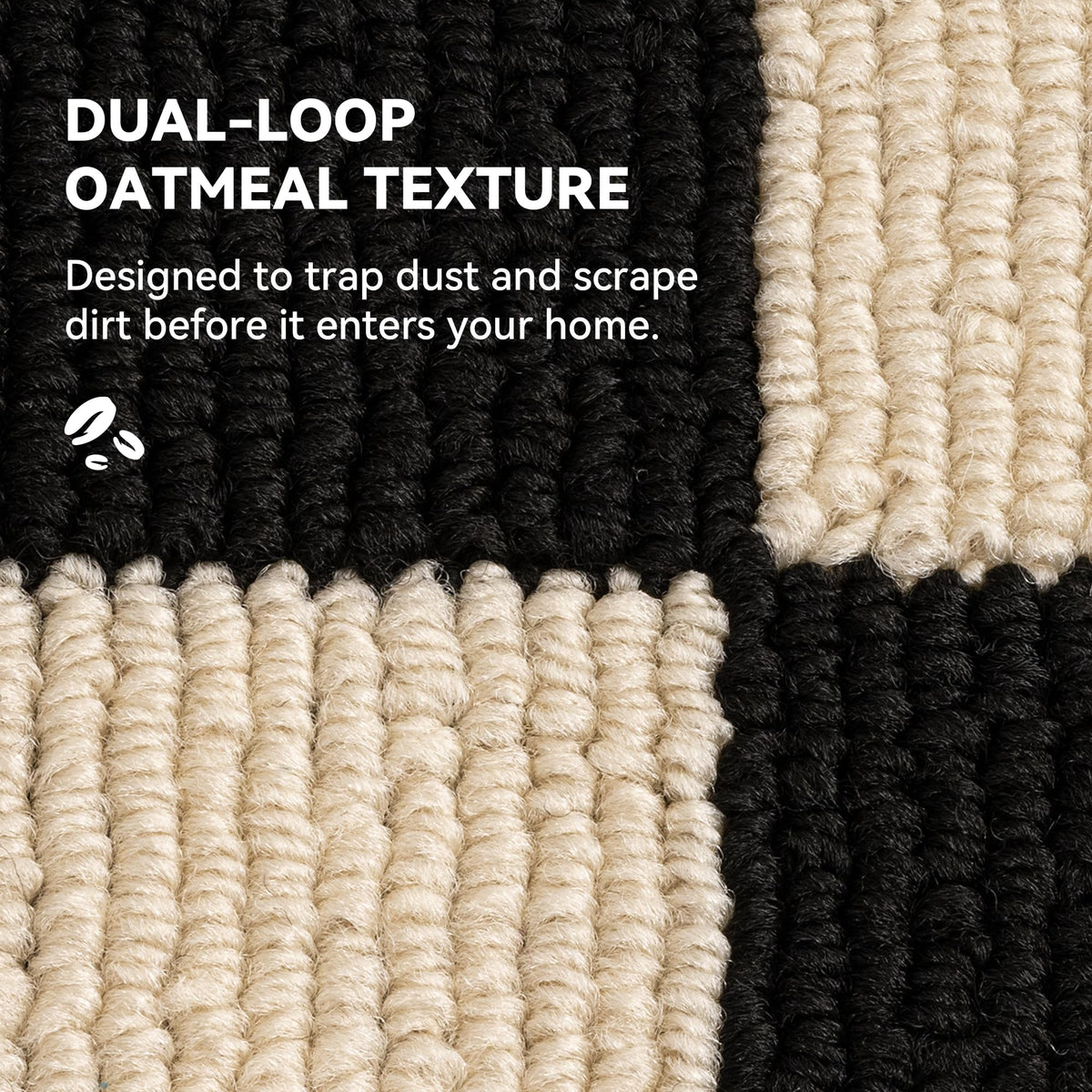 Granny Says low-profile mat fits under doors without snagging.