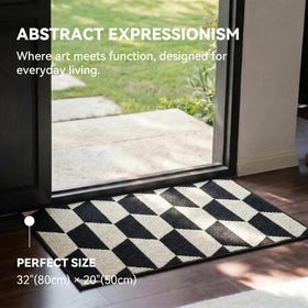 GRANNY SAYS Indoor Doormat non-slip backing close-up highlights secure placement