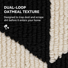 GRANNY SAYS Indoor Doormat texture and double-layer weave close-up