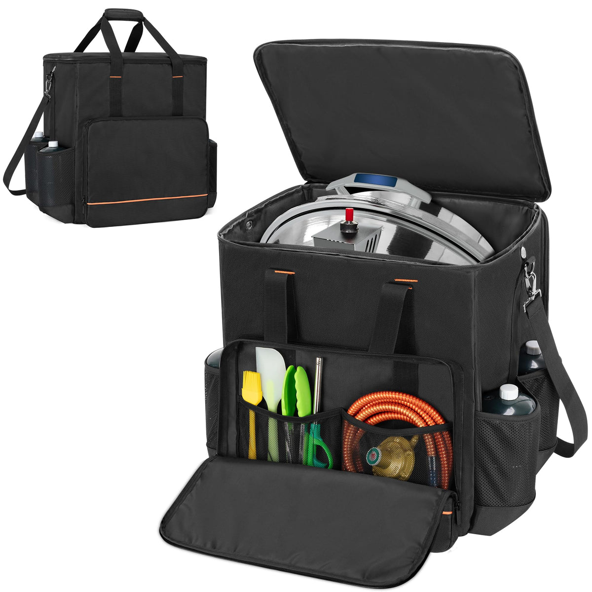 GRAOSO boat grill storage bag closed, durable and portable for on-the-go grilling