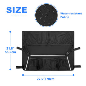 GRAOSO foldable storage bag stays compact when wagon is stored.