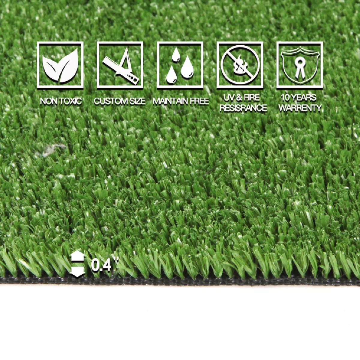 GRASS EXPRESS artificial grass turf balcony-decor demonstrates quick roll-out and greenery