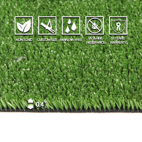 GRASS EXPRESS artificial grass turf balcony-decor demonstrates quick roll-out and greenery