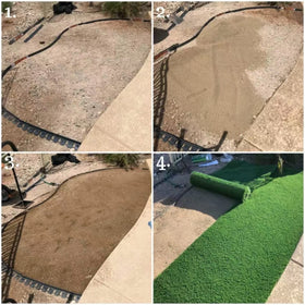 Grass Express helps create mud-free play areas in wet seasons.