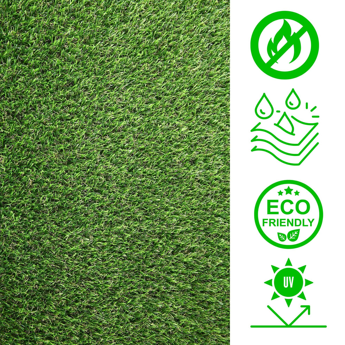 Grass Express pet-friendly turf safe for dogs and kids.