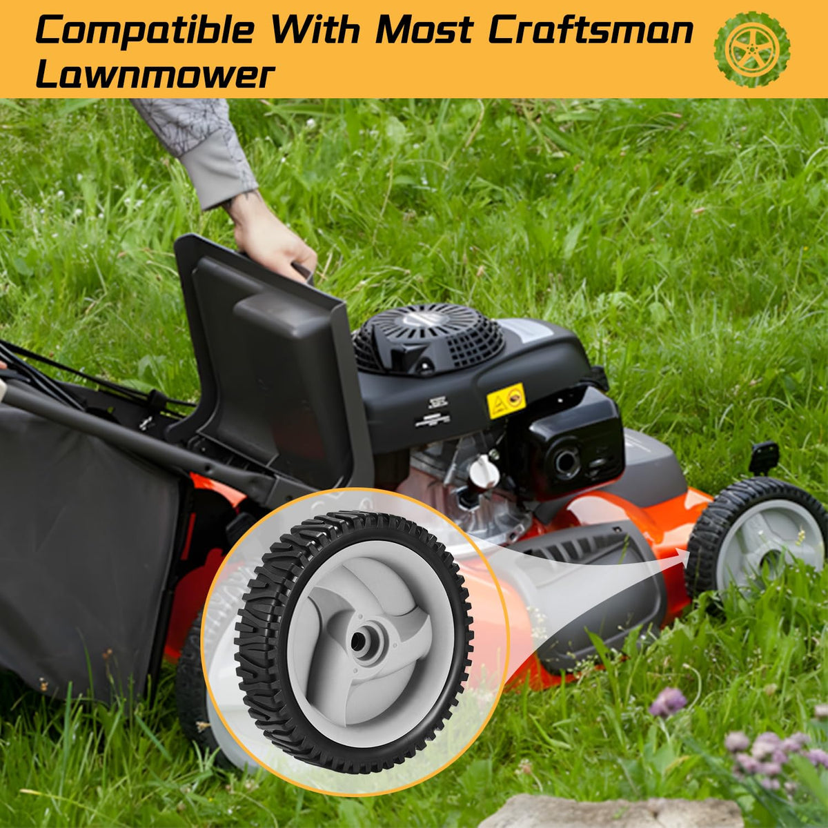 Grasscape warranty and support badge indicating included coverage and service.