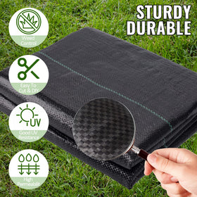 GRASSCLUB 400 lbs tensile barrier demonstrates strength for stability.