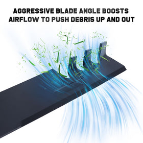 Grasscool 2-in-1 blade supports bagging and side discharge for tall grass.