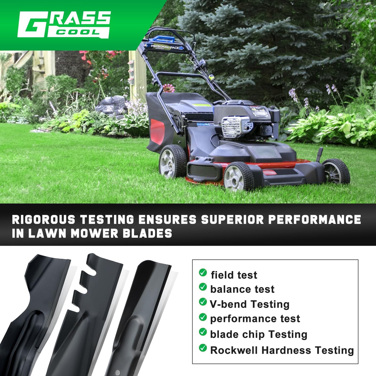 Grasscool 30-inch deck blade for reliable replacement.