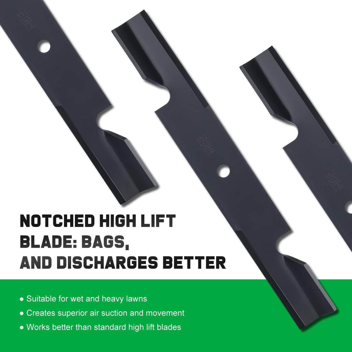 Grasscool 482878 52-inch deck fitment shows wide cutting area for efficiency.