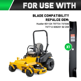 Grasscool 54 inch zero turn blades designed for fast mowing