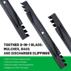 Grasscool 6-point star mounting for smoother balance and less vibration