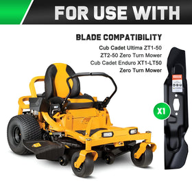 Grasscool 742P05094 high-lift blade cutting-edge close-up for clean cuts