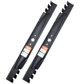 Grasscool 942-04290-X toothed mulching blade front view for 46-inch Cub Cadet decks