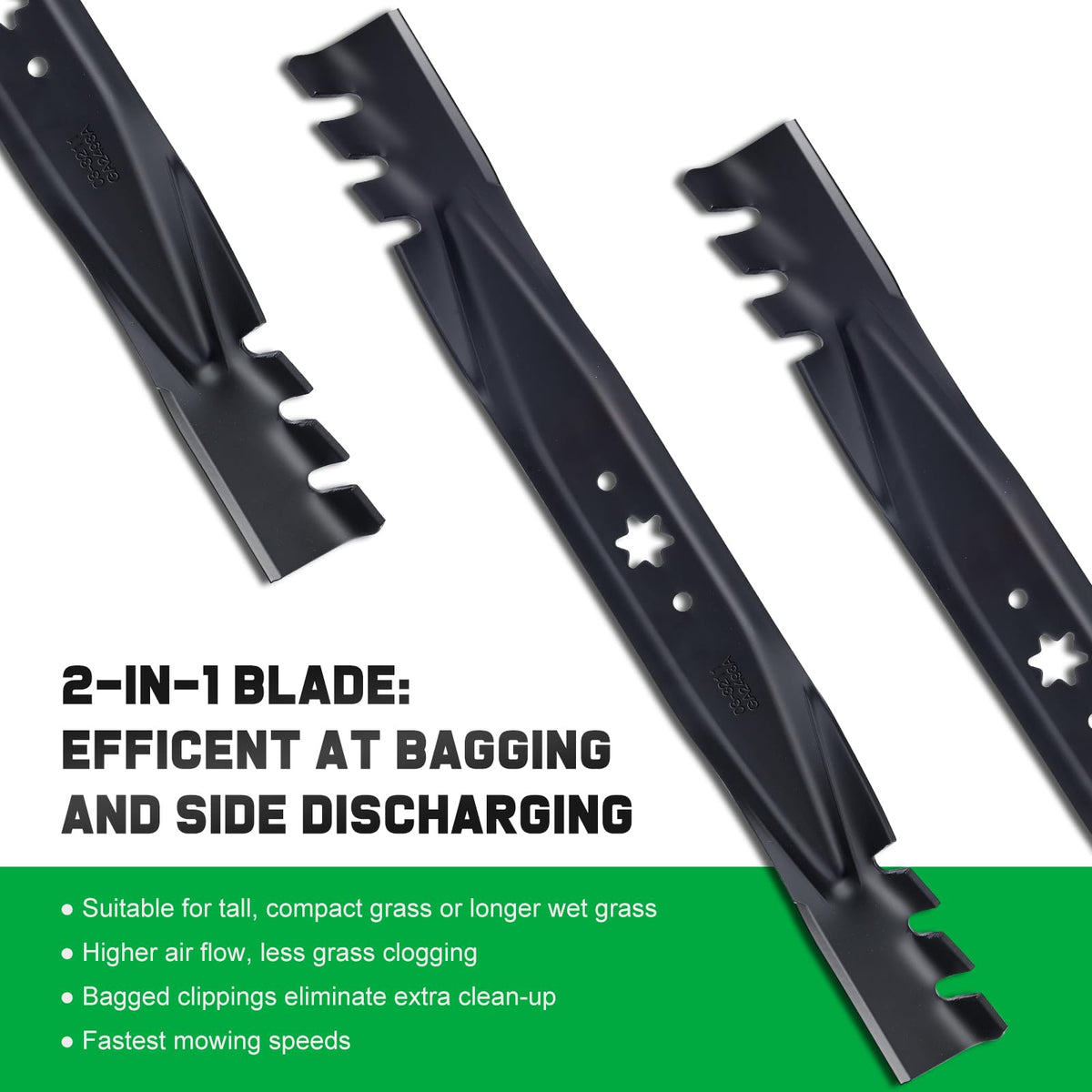 Grasscool 942-04308X rugged-terrain cutting for overgrown lawns