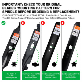 Grasscool 942-0616A on deck mounting visualization demonstrating quick replacement and secure fit