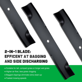 Grasscool blade center hole sized 5/8 inch for secure mounting