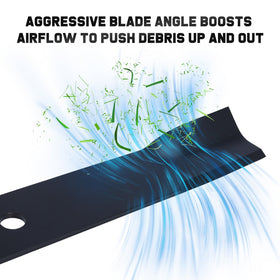 Grasscool blade measures 17-1/2 by 2-1/4 inches for a precise fit.