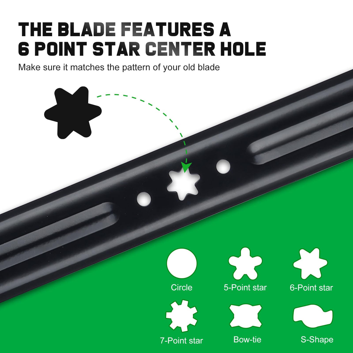 Grasscool blade undergoing durability tests like Rockwell and balance checks.