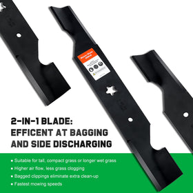 Grasscool Craftsman 54-inch deck high-lift blade for airflow