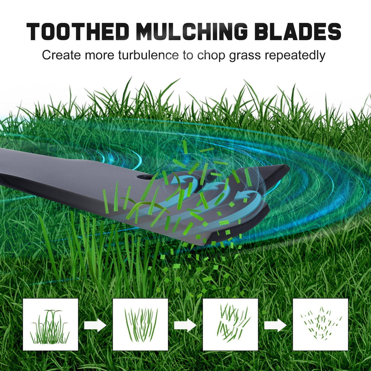 Grasscool edge-protective paint helps resist rust during mowing.