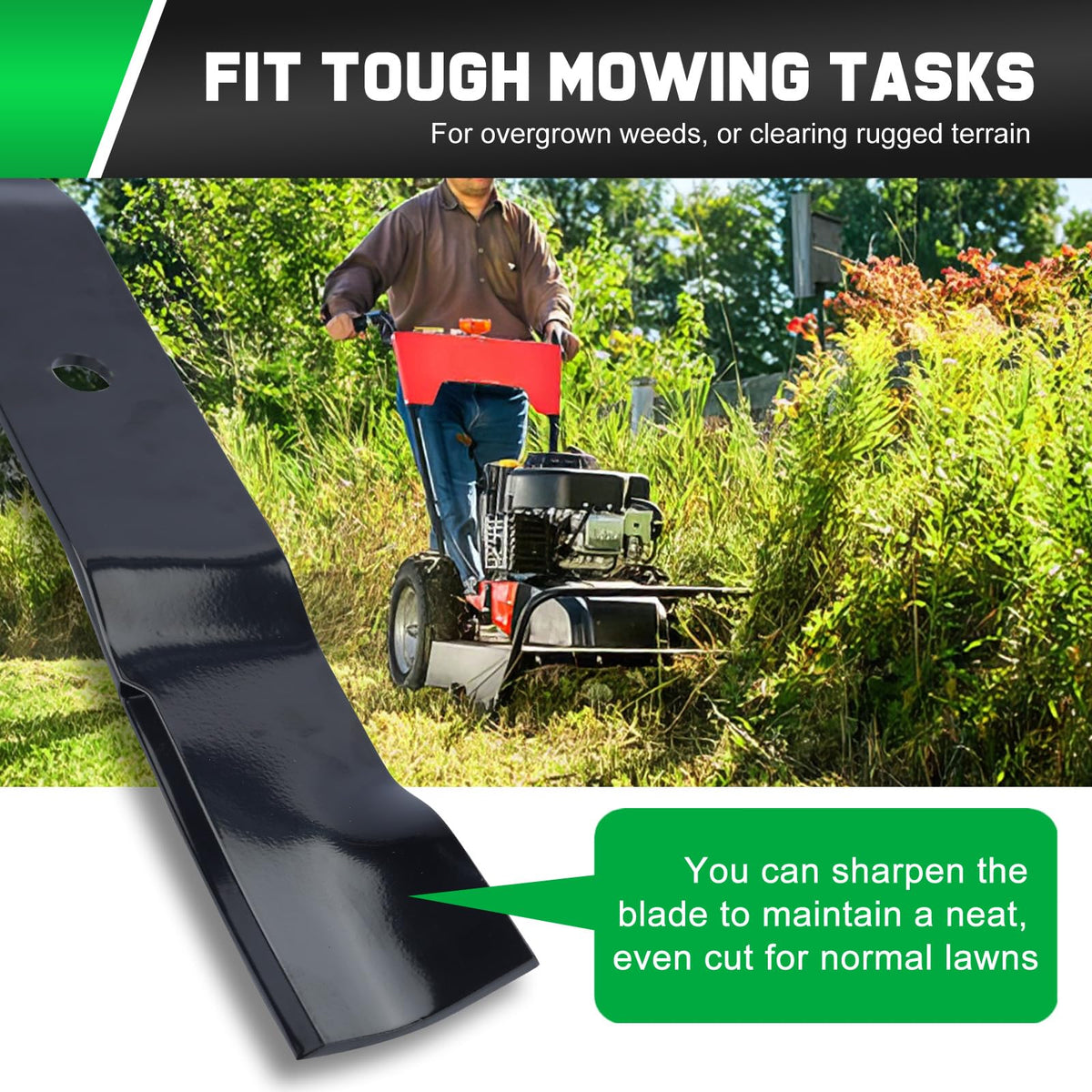 Grasscool Gravely ZXT 52-inch blades for strong durability on ZT mowers.