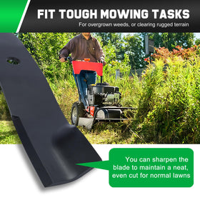 Grasscool high-lift blade boosts bagging and side discharge performance.