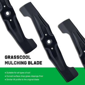 Grasscool HRR2169VKA upper-lower blades; precise fit for mulching performance.